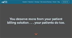 Desktop Screenshot of patientfocus.com