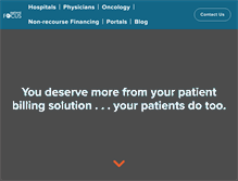 Tablet Screenshot of patientfocus.com